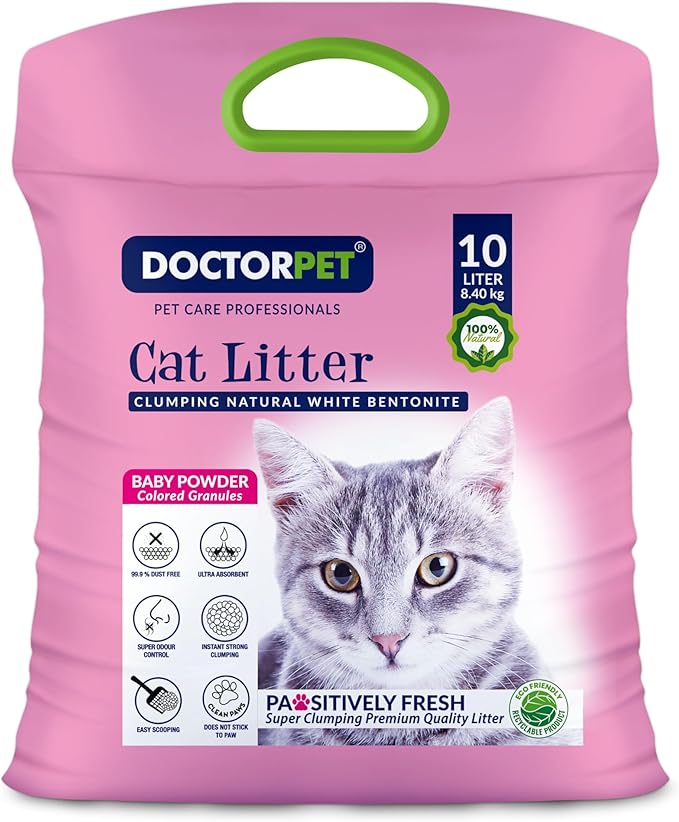 Doctor Pet Cat Litter Baby Powder 10L